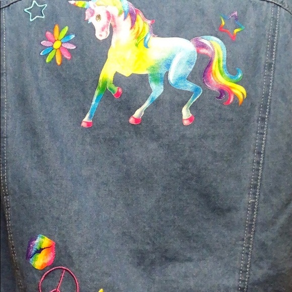 Vintage XOXO Lisa Frank  by Doe M (jr) Jean vest - Picture 11 of 11